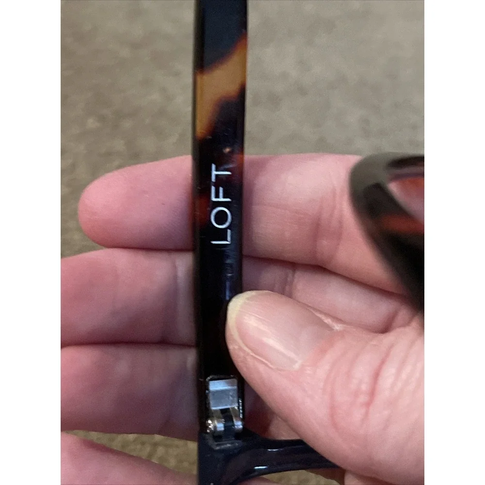 Ann Taylor Loft Blue/Brown Eyeglasses Frames (TD)